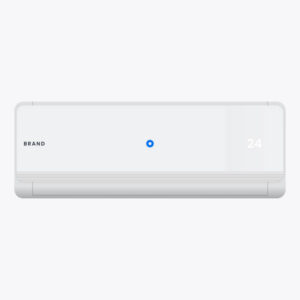 BTU 115V Window-Mounted Air Conditioner with Remote Control White