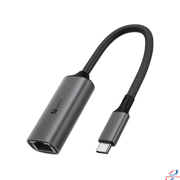 Usb 1c Vers Rj45 Type C 2dainformatique