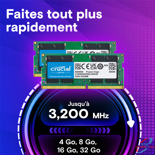 Crucial Ram Ddr4 2dainformatique