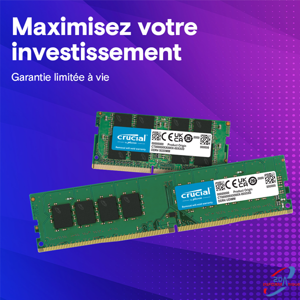 Crucial2 Ram Ddr4 2dainformatique