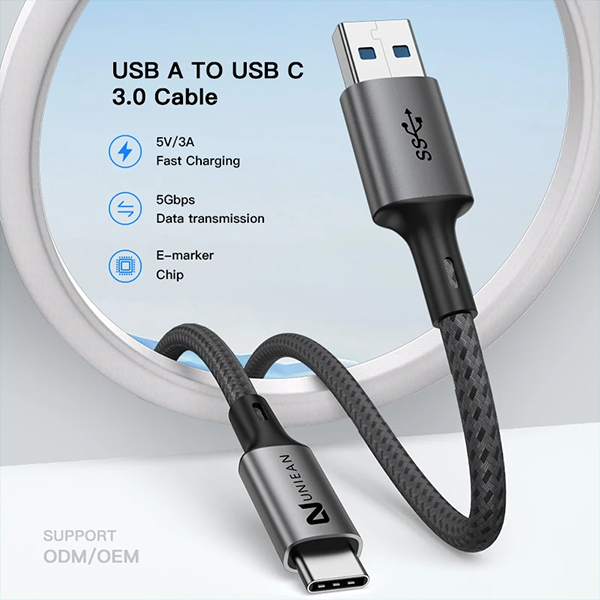 Cable usb A VERS C POUR TELEPHONE