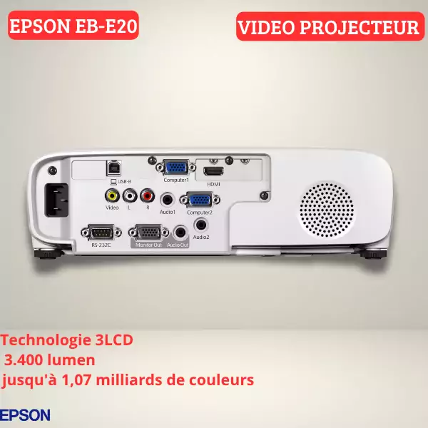 EPSON EB-E20 (VIDEO PROJECTEUR ) – Image 2
