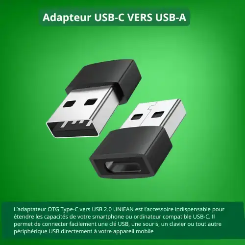 Adaptateur OTG Type-C vers USB 2.0
