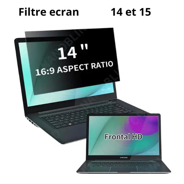 Filtre de confidentialité pour ordinateur 15″