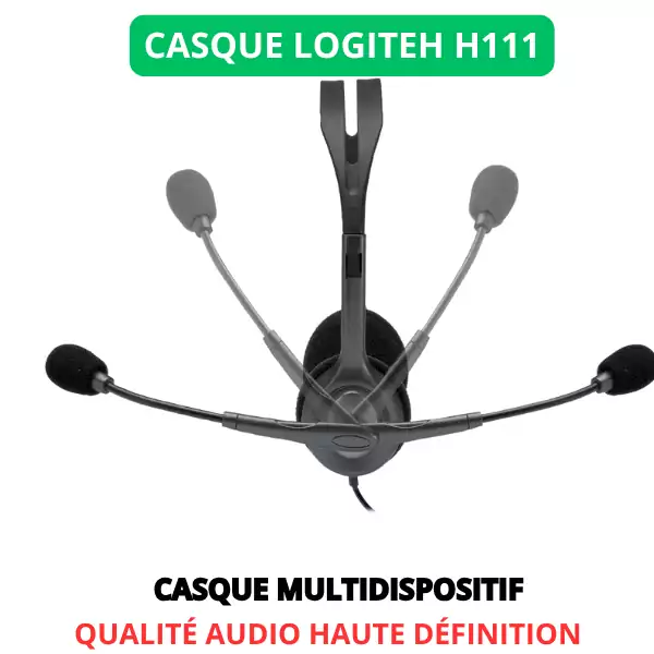 CASQUE AUDIO LOGITEH H111 – Image 2