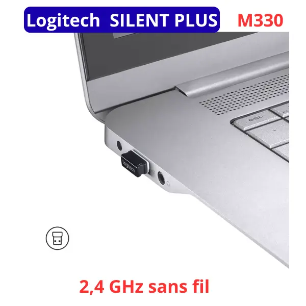 Souris Logitech M330 SILENT PLUS – Image 3