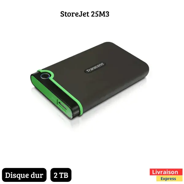 Disque Transcend StoreJet 25M3 2To – Image 2
