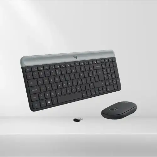 Ensemble clavier et souris sans fil ultra-fin MK470 AZERTY – Image 2