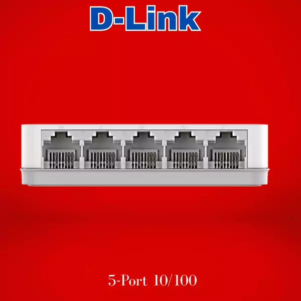 5-Port 10/100 Mbps Unmanaged Desktop Switch DES-1005C – Image 3