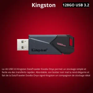 clé usb kingston datatraveler exodia onyx 128 go – usb 3.2 gen 1