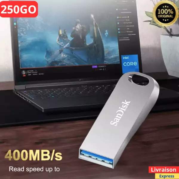 Clé USB 3.2: Sandisk ultra Luxe 64GO – Image 3