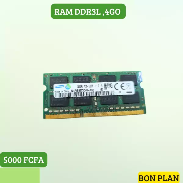 Bon Plan SAMSUNG RAM DDR3l, 4GO