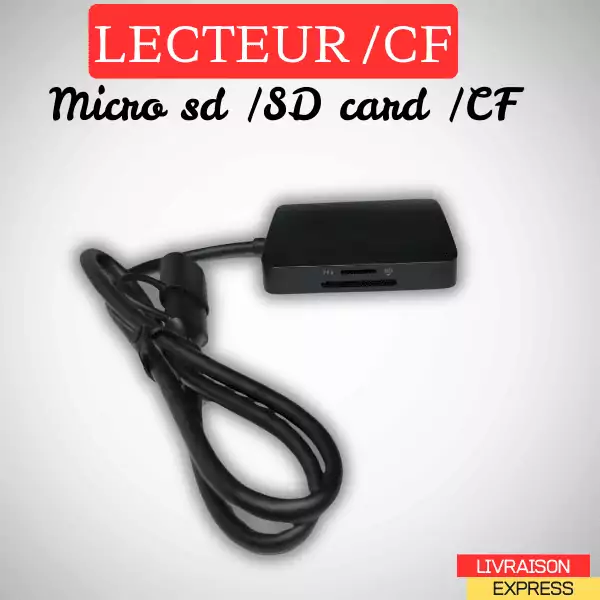 Lecteur de Carte CF/MicroSD/SD USB A et OGT USB C v3.2 – Image 4