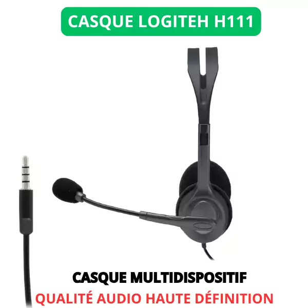 CASQUE AUDIO LOGITEH H111 – Image 3