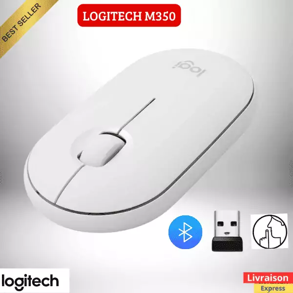 Souris Logitech M350 Silencieuse – Image 3