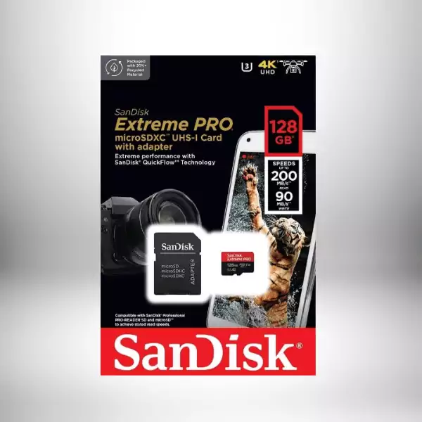 Carte microSDXC™ SanDisk Extreme PRO 128GO