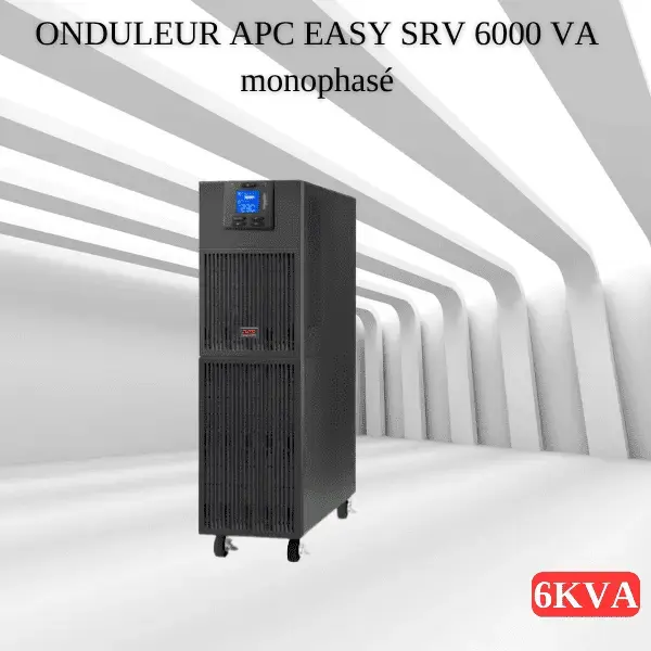 Onduleur APC EASY SRV 6000 VA monophasé 230 V en ligne SRV6KI