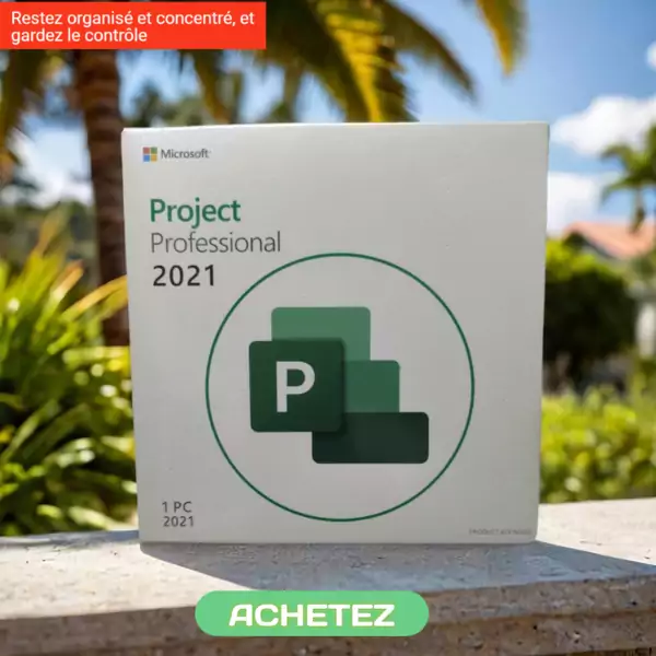 Microsoft Project 2021 Professional - Clé - 1 PC