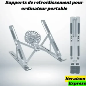 Support pour ordinateur portable avec refroidisseur