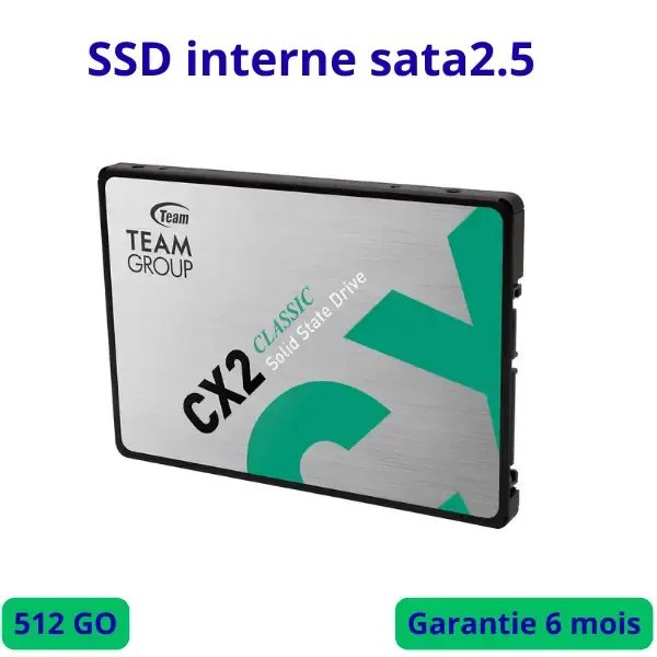 SSD Interne TeamGroup CX2 SATA III – 2,5″