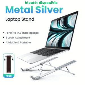 UGREEN LP451 Support d’ordinateur portable vertical pliable en aluminium pour MacBook Pro et bureau