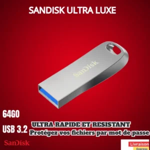 Clé USB 3.2: Sandisk ultra Luxe 64GO