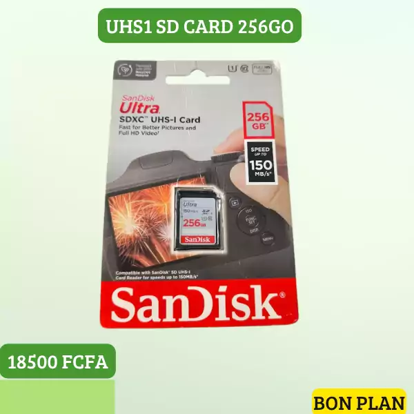 Bon Plan  Carte SD SanDisk Ultra 256GO