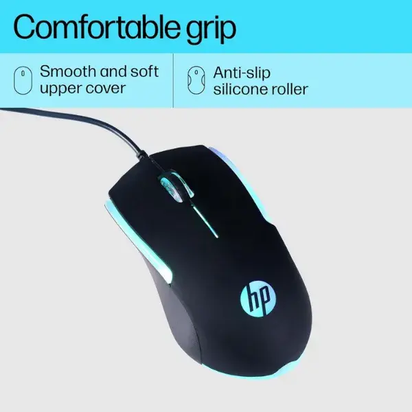 Souris Gaming HP M160 USB – LED, Noir