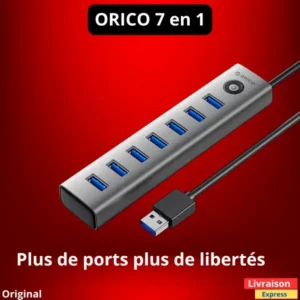 Hub USB A 3.0 à 7 Ports | ORICO CL7U-U3
