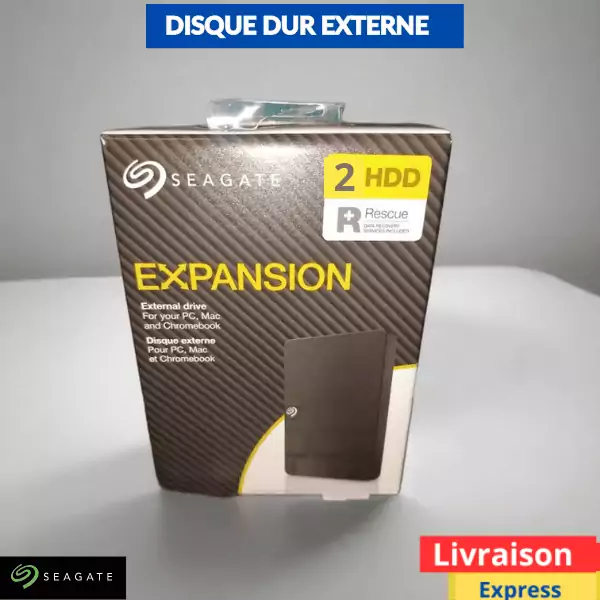 Seagate Expansion — Disque Dur Externe 2.5″ USB 3.0 – Image 3