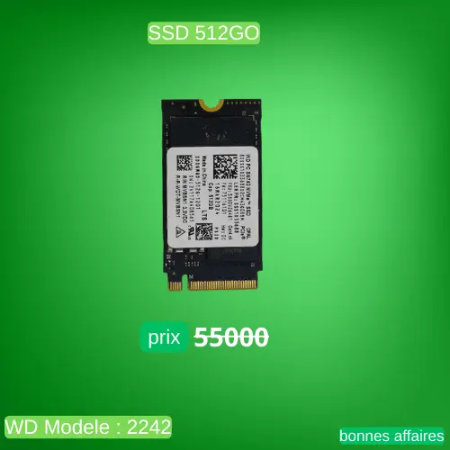 Western Digital PC SN740 NVMe™ SSD – 512GB, M.2 2242